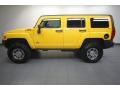 Yellow 2007 Hummer H3 Standard H3 Model Exterior