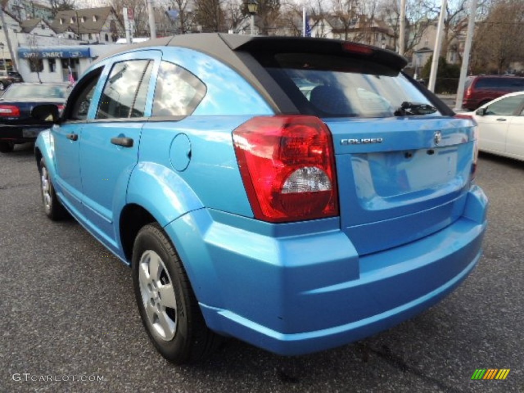 2008 Caliber SE - Surf Blue Pearl / Dark Slate Gray photo #10