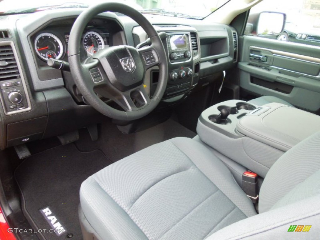 Black/Diesel Gray Interior 2013 Ram 1500 Express Regular Cab Photo #74701152
