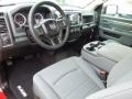 Black/Diesel Gray 2013 Ram 1500 Express Regular Cab Interior Color