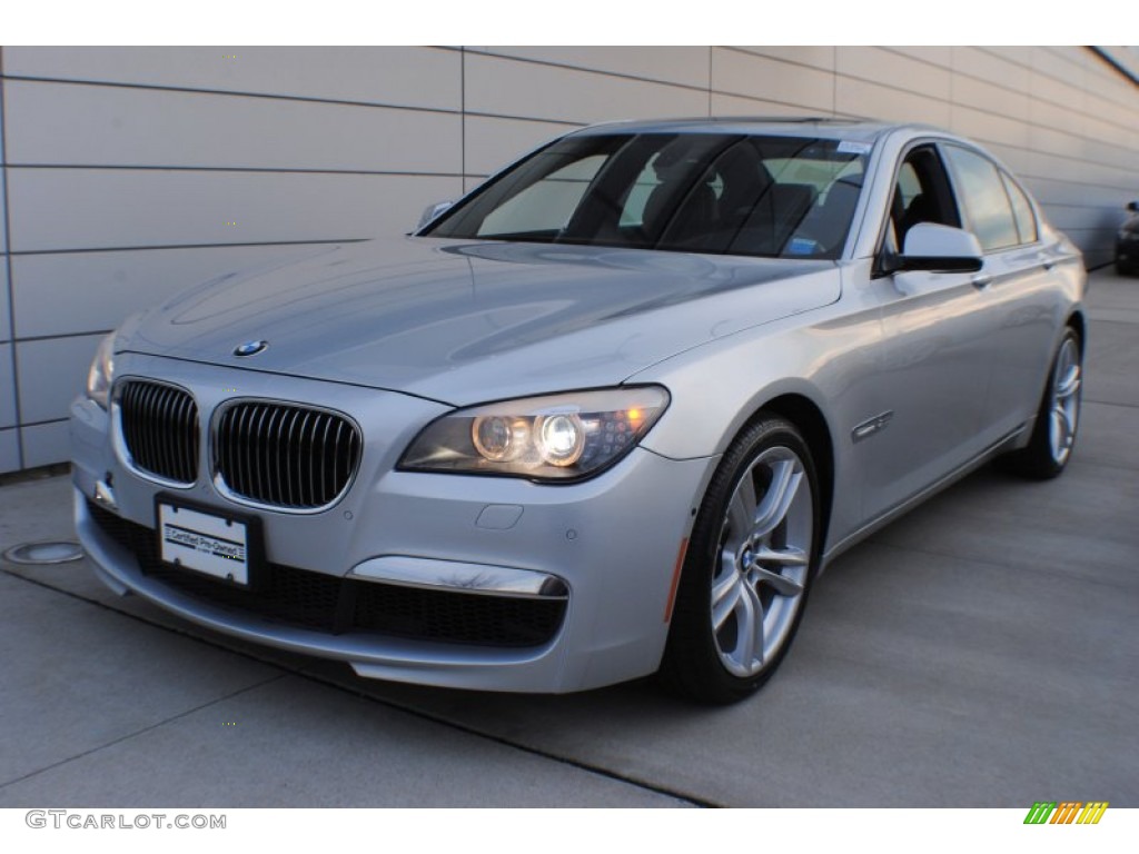 2010 7 Series 750i xDrive Sedan - Titanium Silver Metallic / Black Nappa Leather photo #1