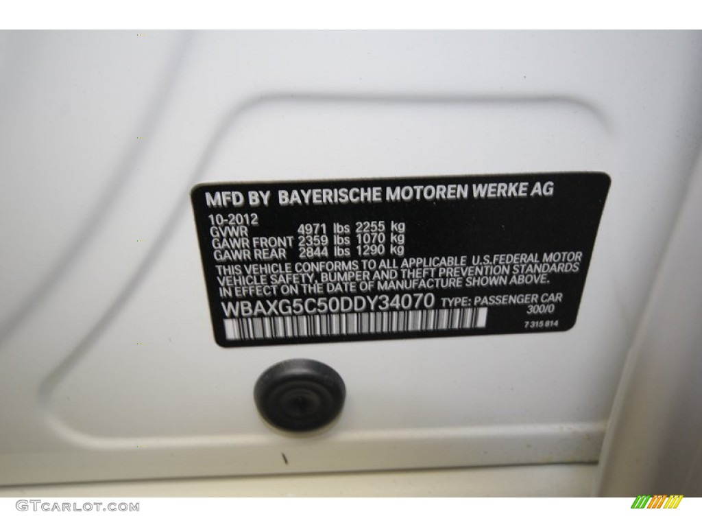 2013 5 Series 528i Sedan - Alpine White / Venetian Beige photo #10