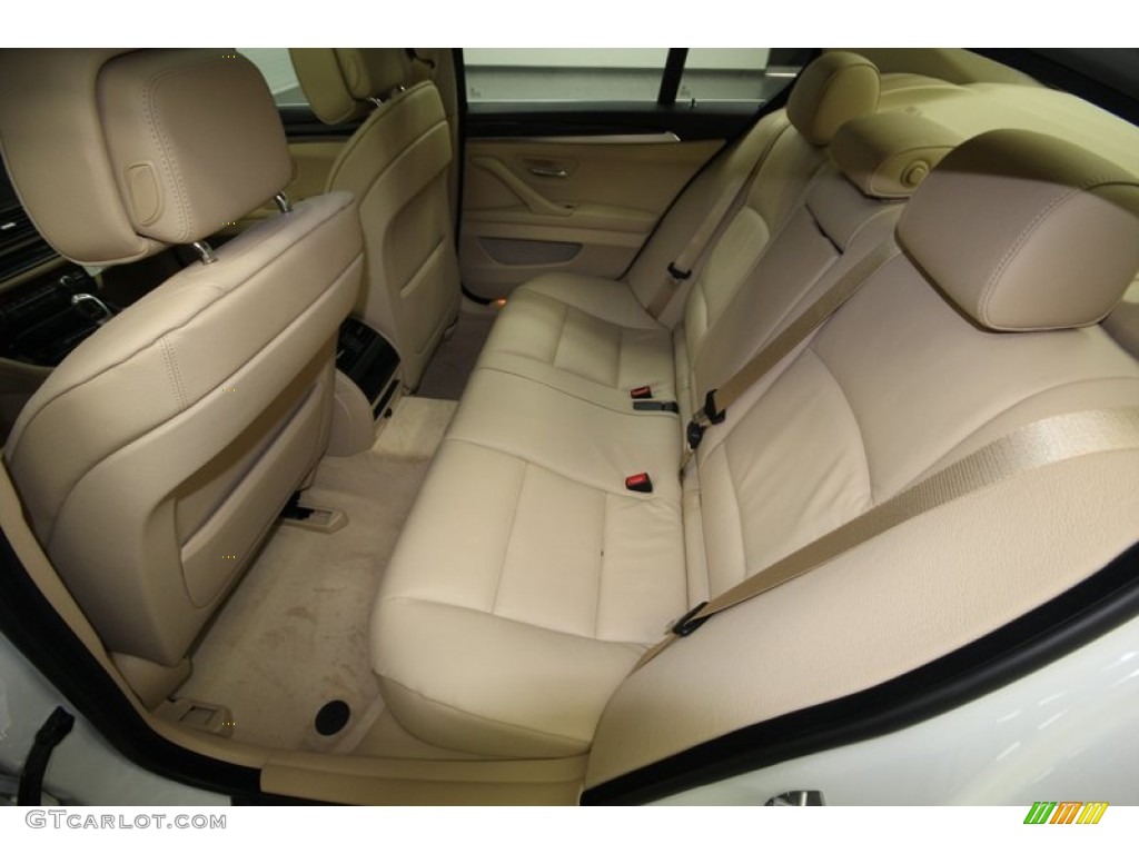 2013 5 Series 528i Sedan - Alpine White / Venetian Beige photo #11