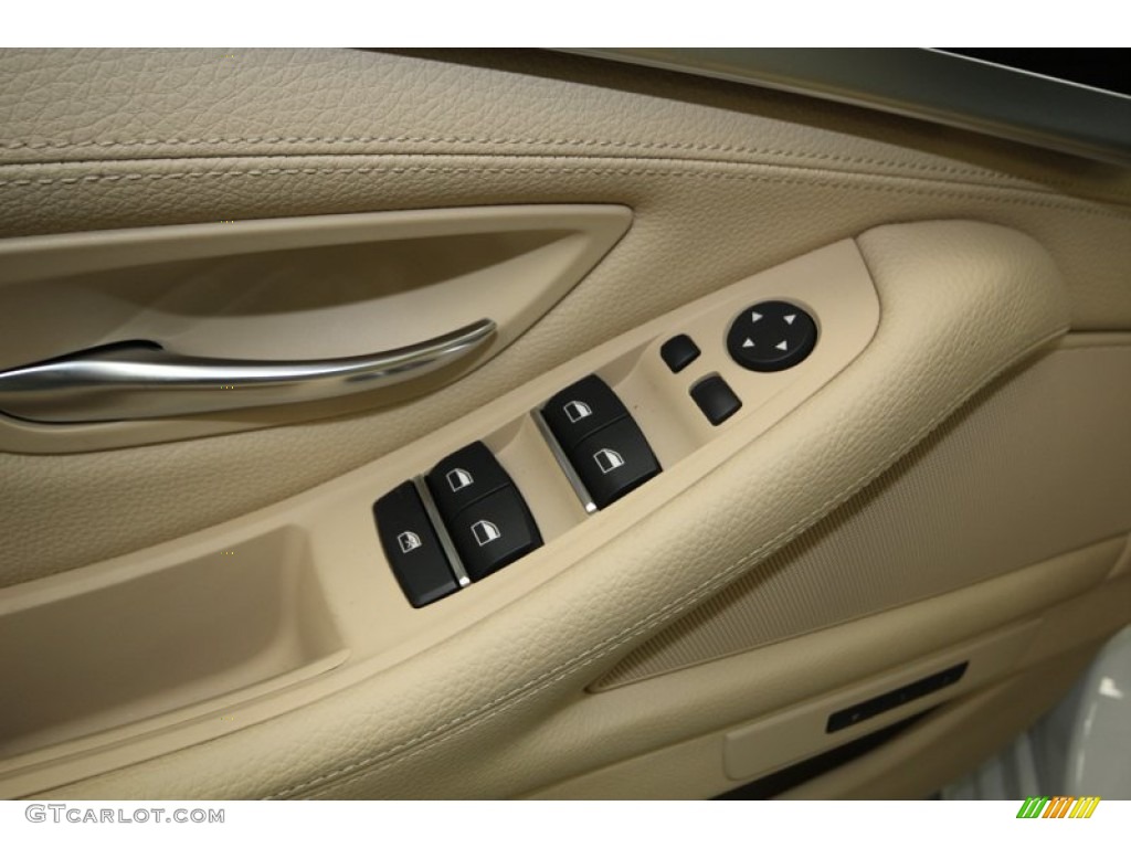 2013 5 Series 528i Sedan - Alpine White / Venetian Beige photo #13