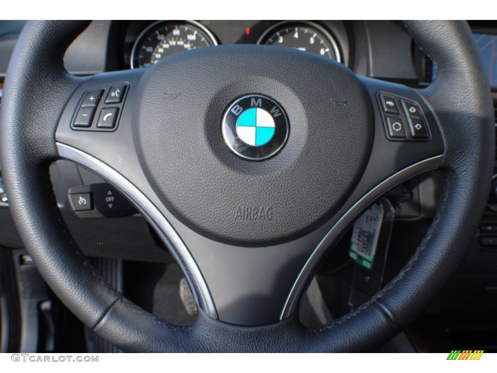 2010 3 Series 328i xDrive Coupe - Jet Black / Black photo #14