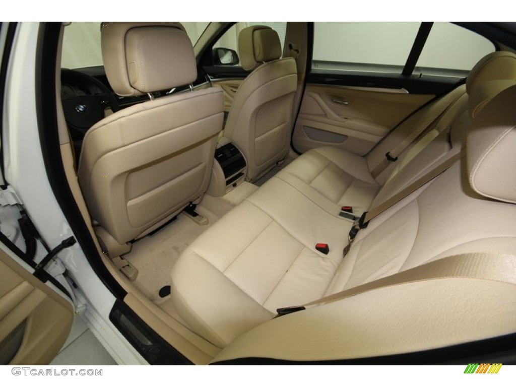 2013 5 Series 528i Sedan - Alpine White / Venetian Beige photo #24