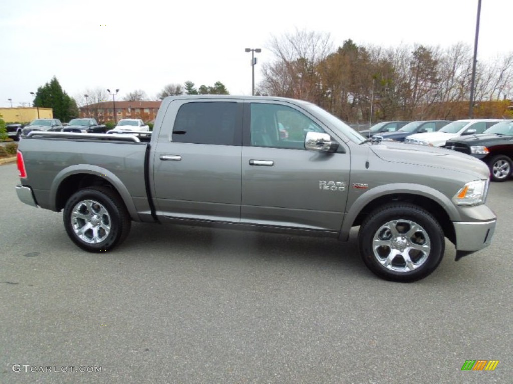 Mineral Gray Metallic 2013 Ram 1500 Laramie Crew Cab Exterior Photo #74703351