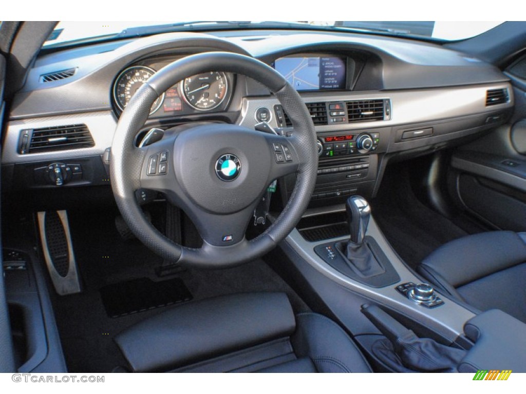 2012 BMW 3 Series 335i xDrive Coupe Black Dashboard Photo #74703556