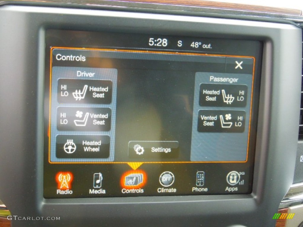 2013 Ram 1500 Laramie Crew Cab Controls Photos