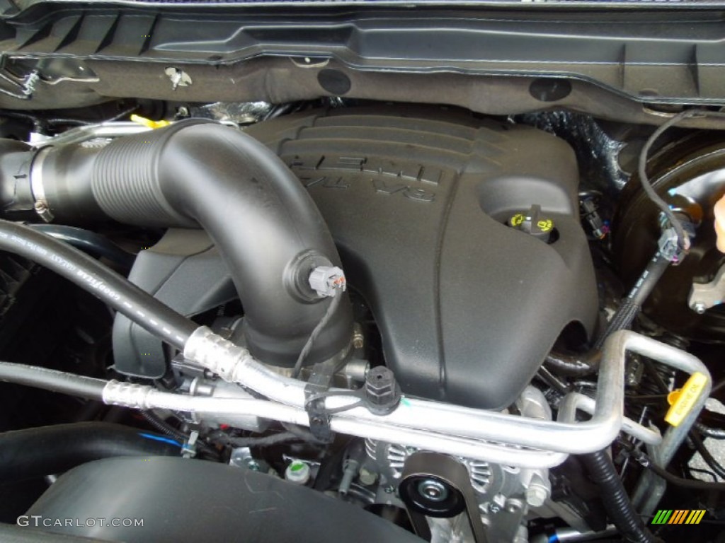 2013 Ram 1500 Laramie Crew Cab 5.7 Liter HEMI OHV 16-Valve VVT MDS V8 Engine Photo #74703873