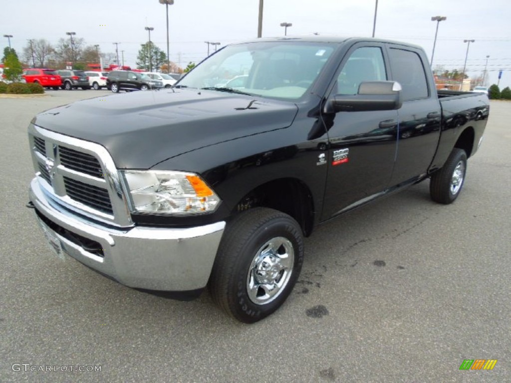 2012 Ram 2500 HD ST Crew Cab 4x4 - Black / Dark Slate/Medium Graystone photo #1