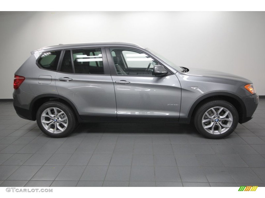 2013 X3 xDrive 28i - Space Gray Metallic / Black photo #2