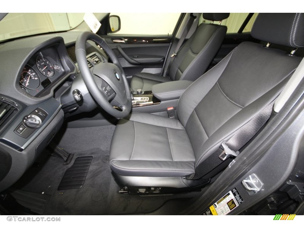 2013 X3 xDrive 28i - Space Gray Metallic / Black photo #3