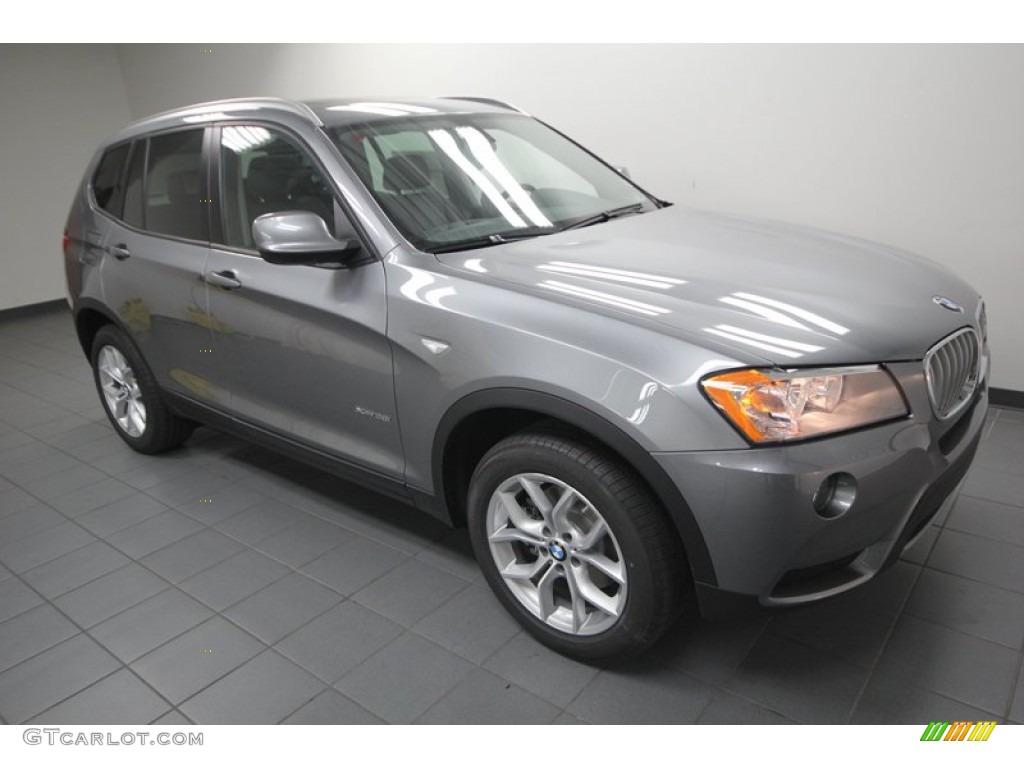 2013 X3 xDrive 28i - Space Gray Metallic / Black photo #6