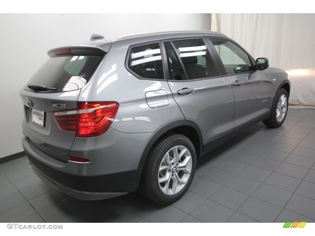 2013 X3 xDrive 28i - Space Gray Metallic / Black photo #8