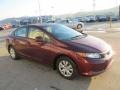 Crimson Pearl - Civic LX Sedan Photo No. 8