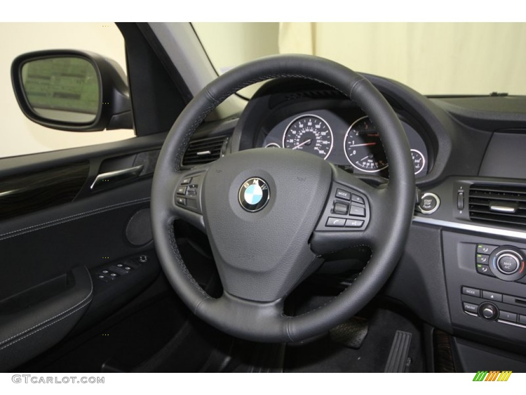 2013 X3 xDrive 28i - Space Gray Metallic / Black photo #26