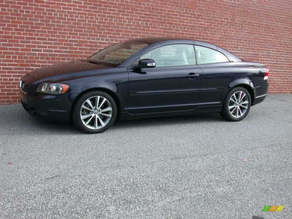 2009 C70 T5 Convertible - Magic Blue Metallic / Calcite photo #11