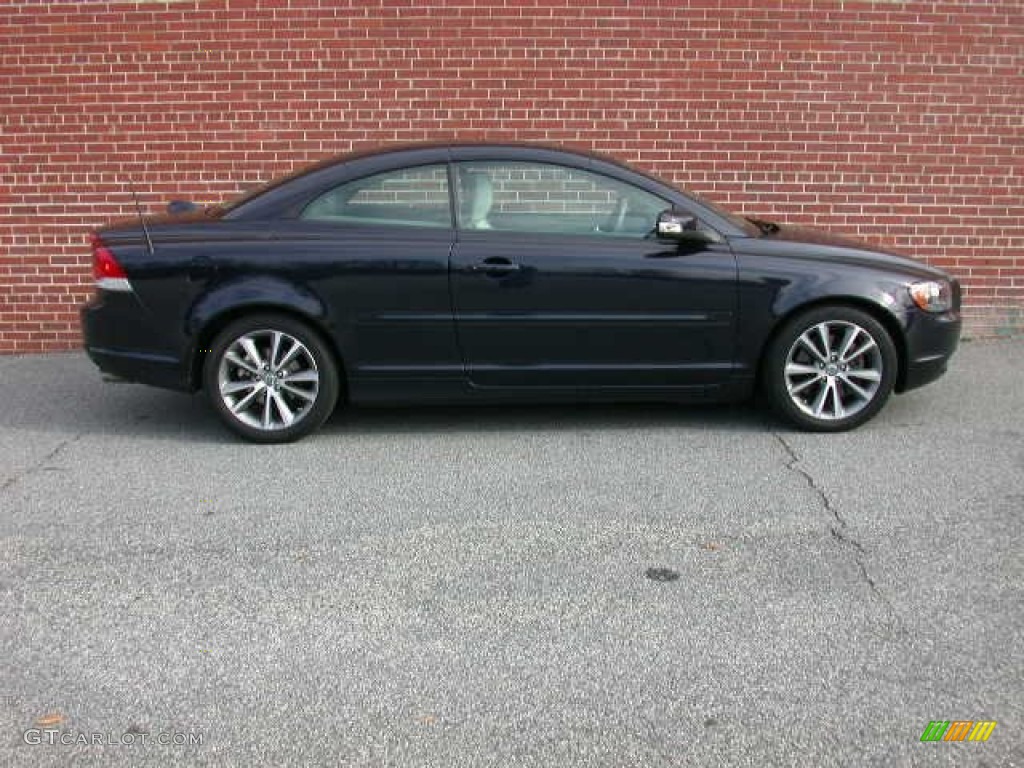 2009 C70 T5 Convertible - Magic Blue Metallic / Calcite photo #12