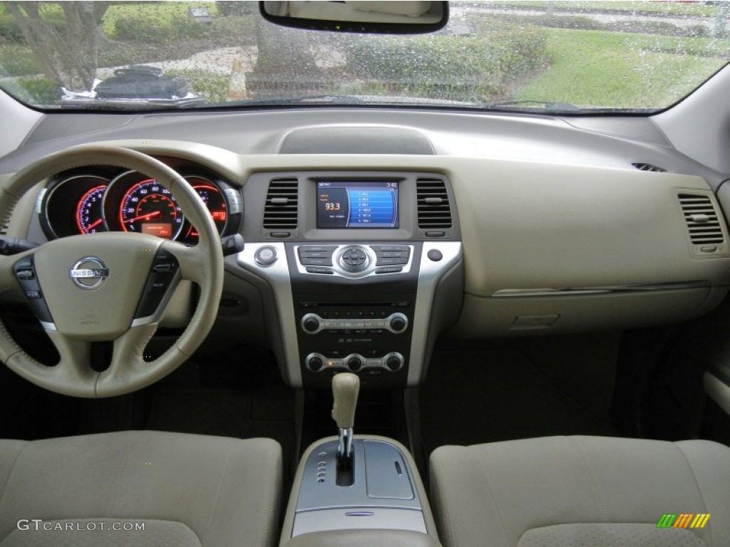 2010 Nissan Murano SL Beige Dashboard Photo #74706412