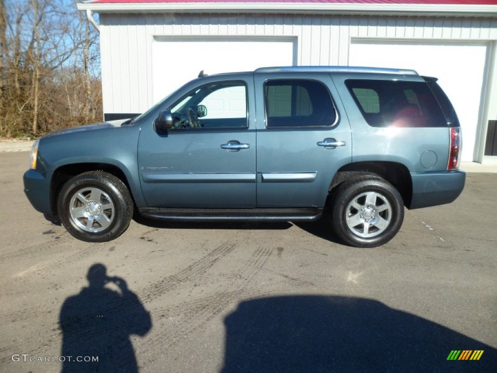 2007 Yukon Denali AWD - Blue-Green Crystal / Ebony Black photo #1