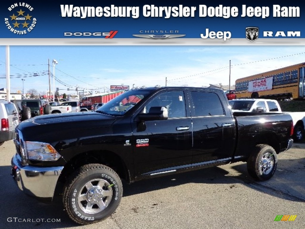 2012 Ram 2500 HD SLT Crew Cab 4x4 - Black / Dark Slate/Medium Graystone photo #1