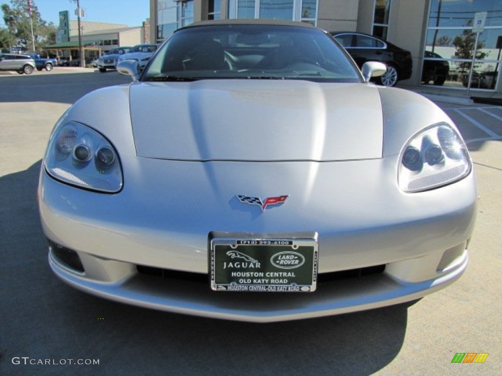 2005 Corvette Convertible - Machine Silver / Steel Grey photo #6