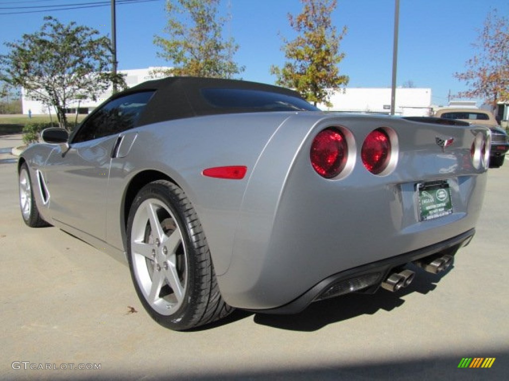 2005 Corvette Convertible - Machine Silver / Steel Grey photo #8