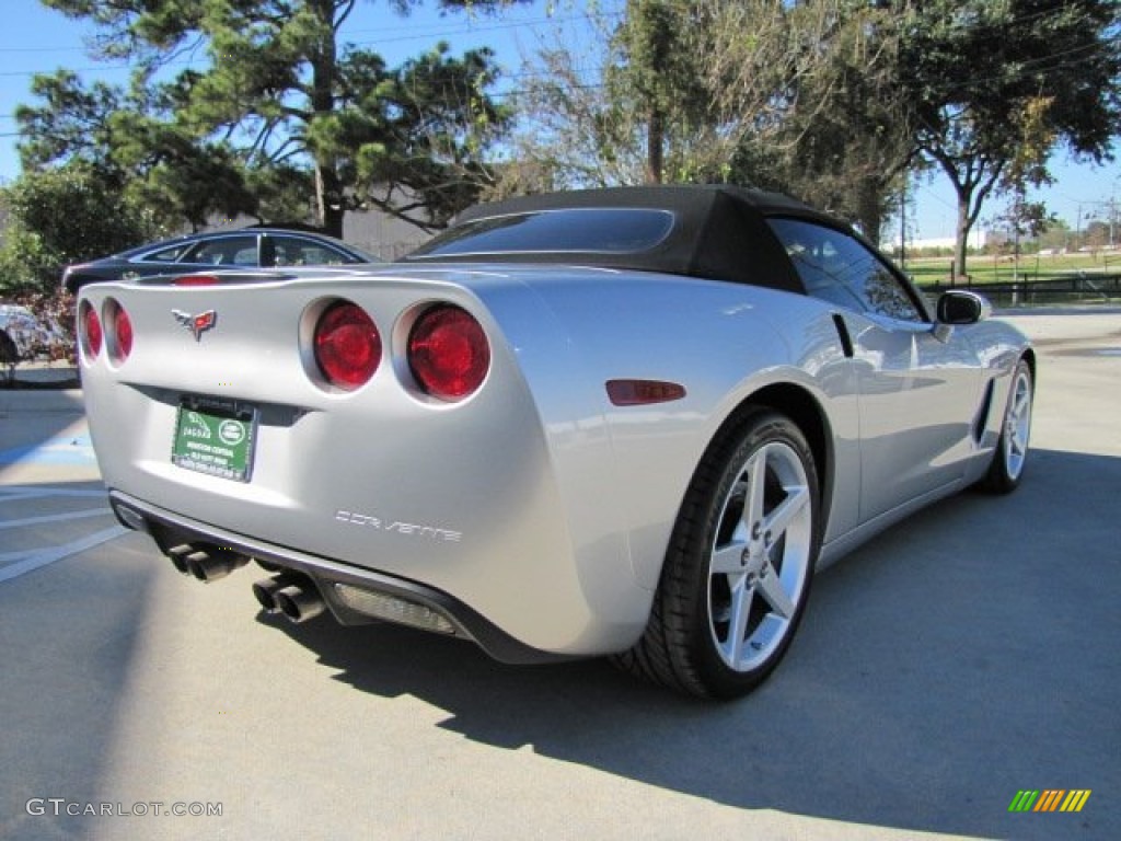2005 Corvette Convertible - Machine Silver / Steel Grey photo #10