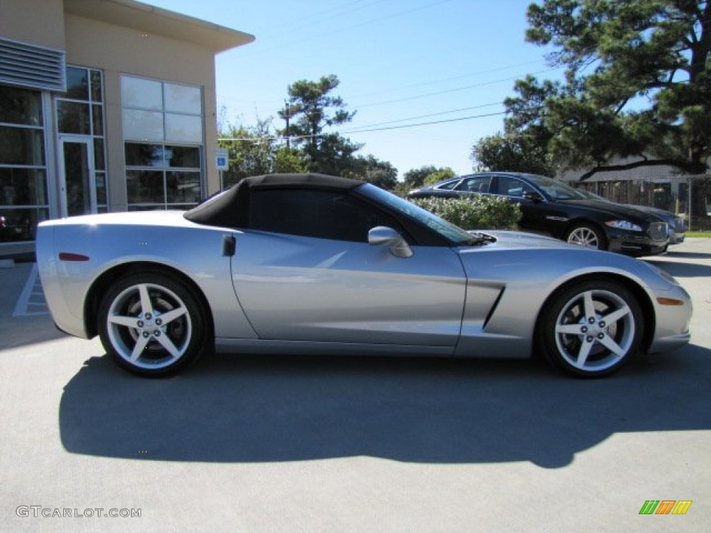 2005 Corvette Convertible - Machine Silver / Steel Grey photo #11