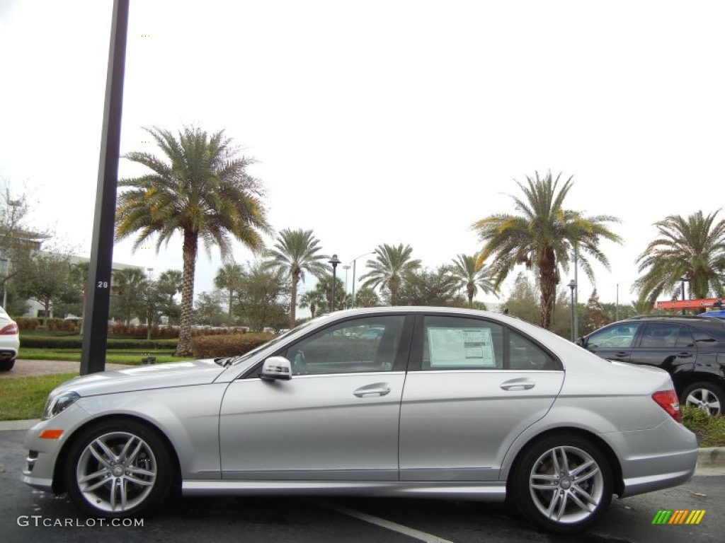 Iridium Silver Metallic 2013 Mercedes-Benz C 250 Sport Exterior Photo #74707633