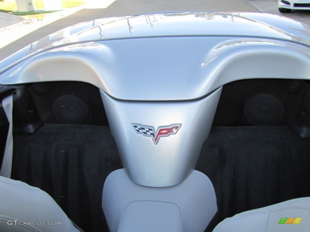 2005 Corvette Convertible - Machine Silver / Steel Grey photo #30