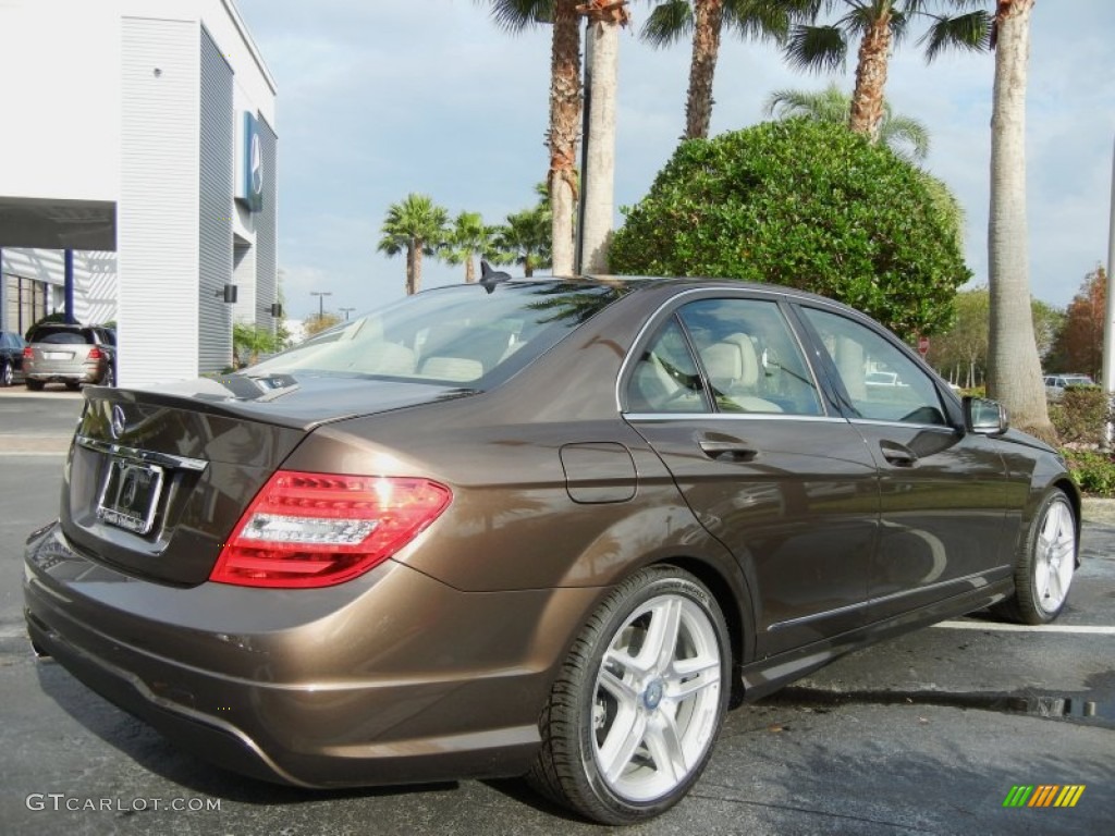 Dolomite Brown Metallic 2013 Mercedes-Benz C 250 Sport Exterior Photo #74707954