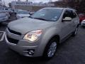 2010 Gold Mist Metallic Chevrolet Equinox LT AWD  photo #2