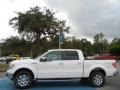 White Platinum Metallic Tri-Coat - F150 Lariat SuperCrew 4x4 Photo No. 2