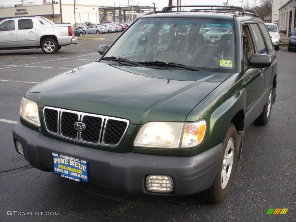 2002 Forester 2.5 L - Savanna Green Metallic / Beige photo #1