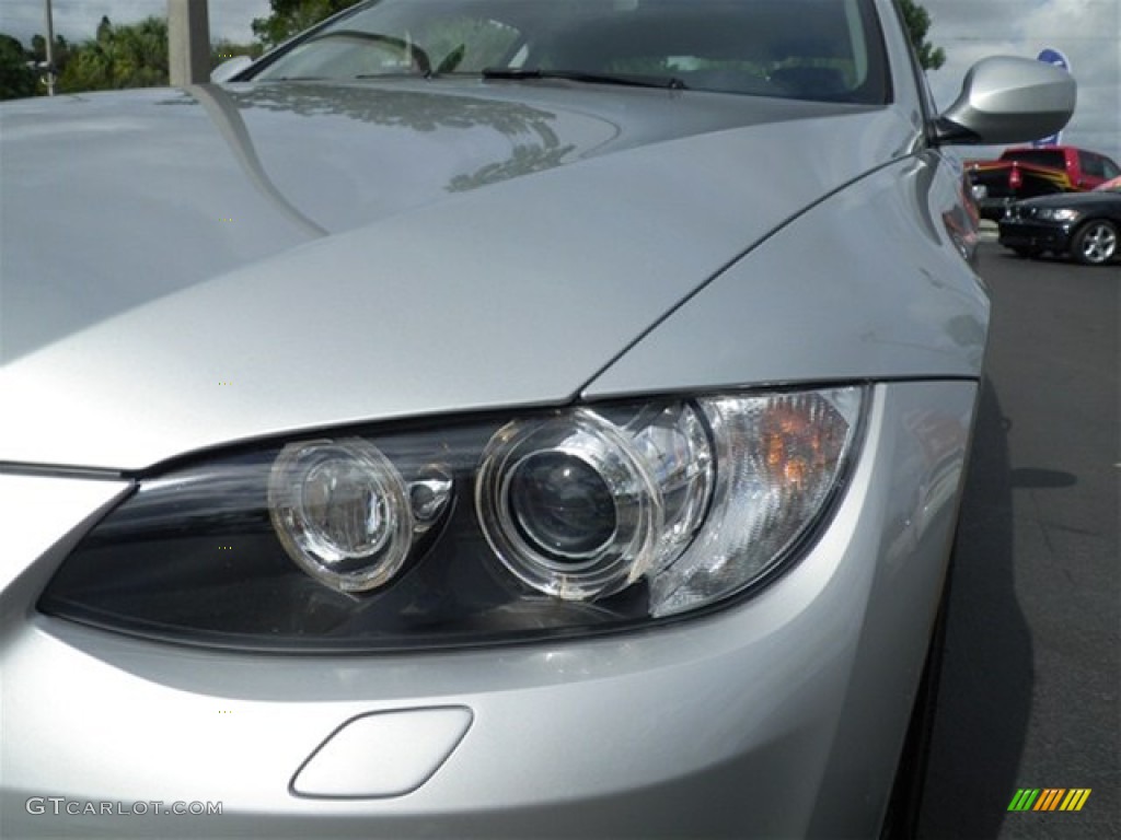 2010 3 Series 328i Coupe - Titanium Silver Metallic / Black photo #9