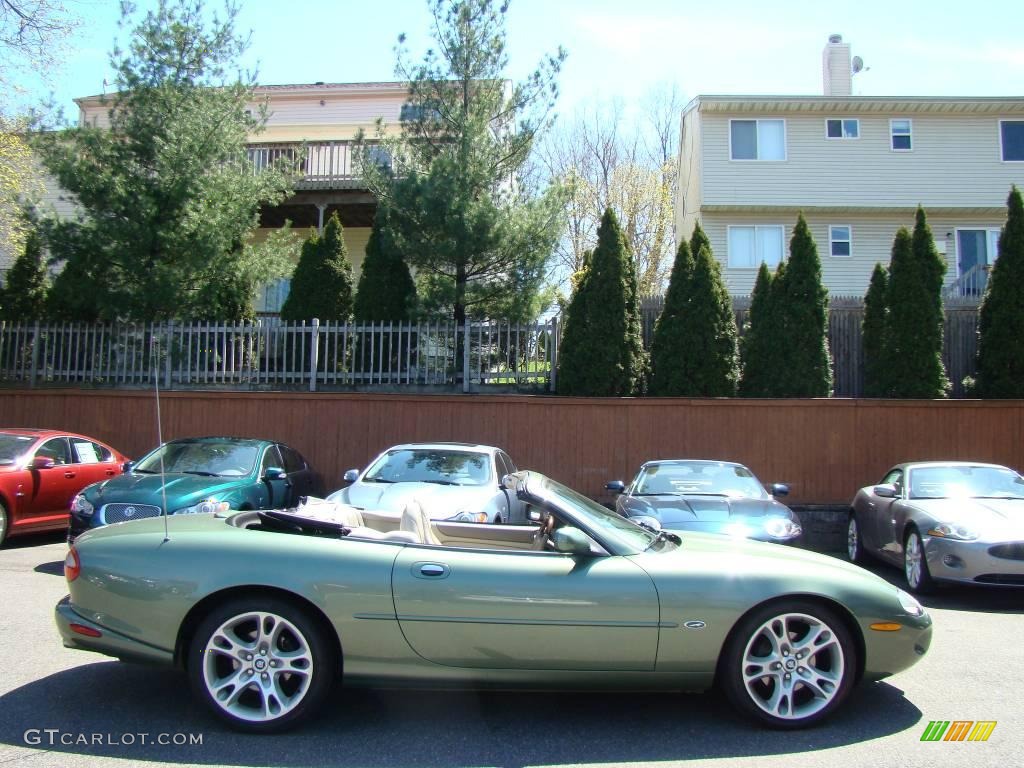 1999 XK XK8 Convertible - Alpine Green / Oatmeal photo #4