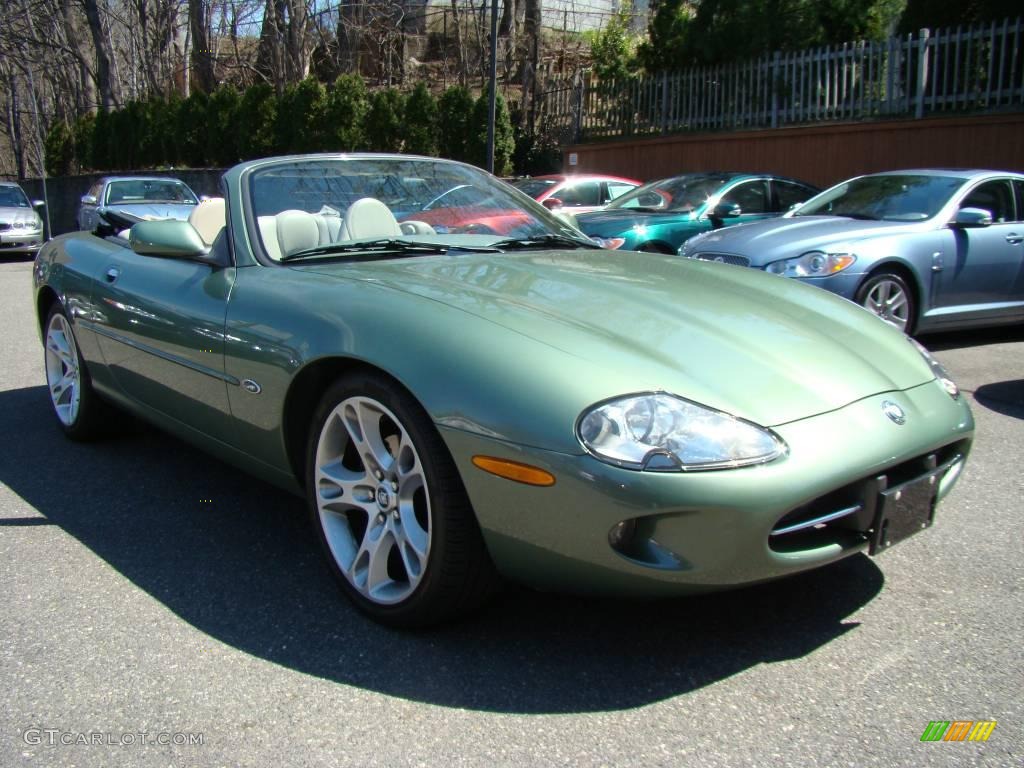 1999 XK XK8 Convertible - Alpine Green / Oatmeal photo #5