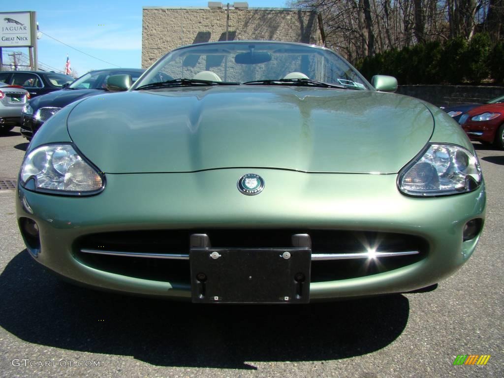 1999 XK XK8 Convertible - Alpine Green / Oatmeal photo #6