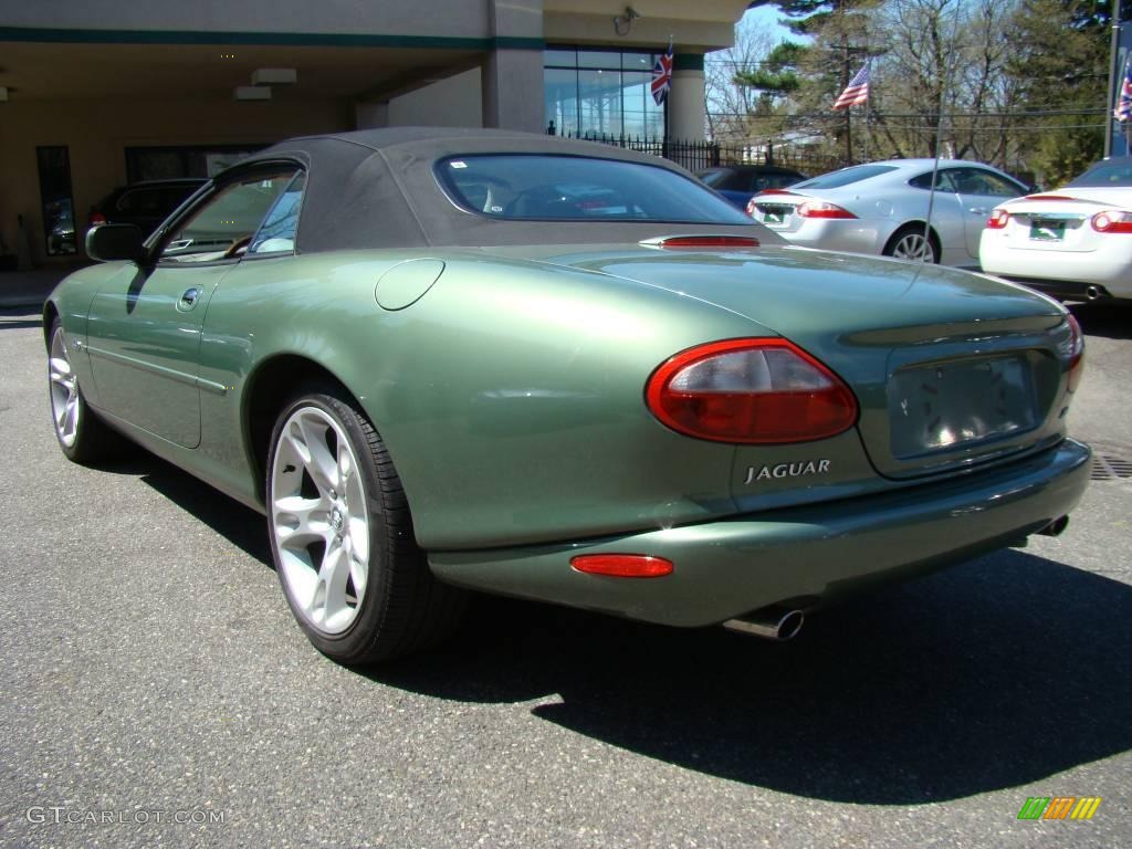 1999 XK XK8 Convertible - Alpine Green / Oatmeal photo #7