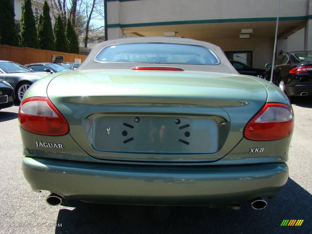 1999 XK XK8 Convertible - Alpine Green / Oatmeal photo #8