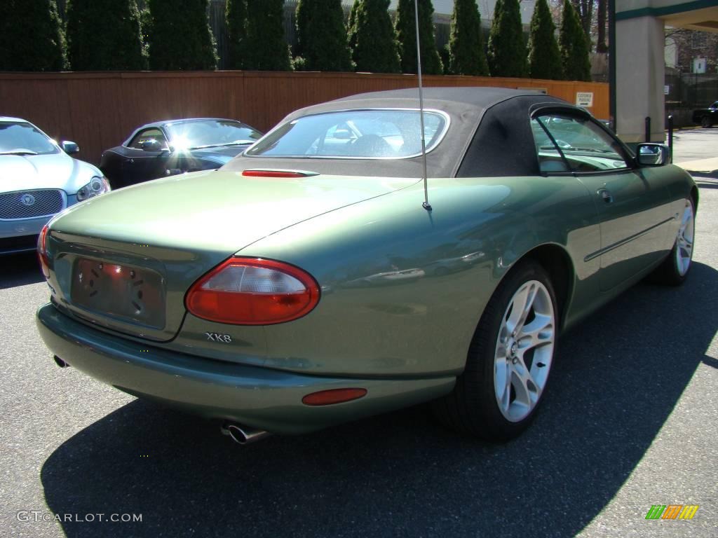 1999 XK XK8 Convertible - Alpine Green / Oatmeal photo #9