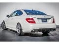 2013 Diamond White Metallic Mercedes-Benz C 63 AMG Coupe  photo #2