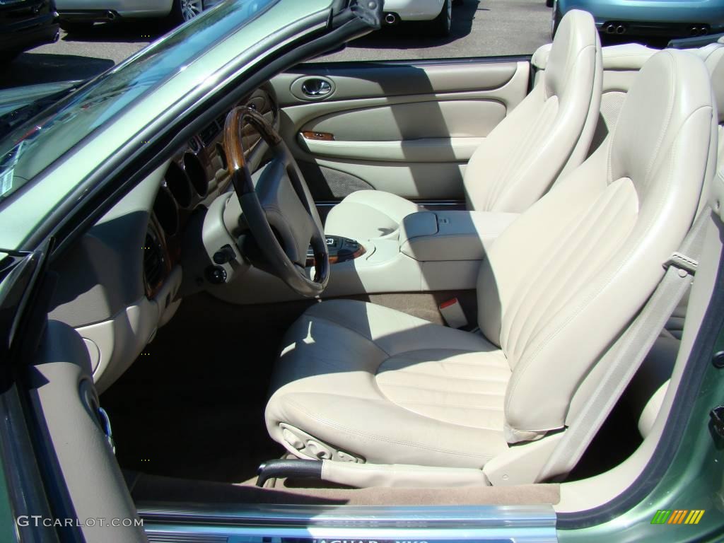 1999 XK XK8 Convertible - Alpine Green / Oatmeal photo #14