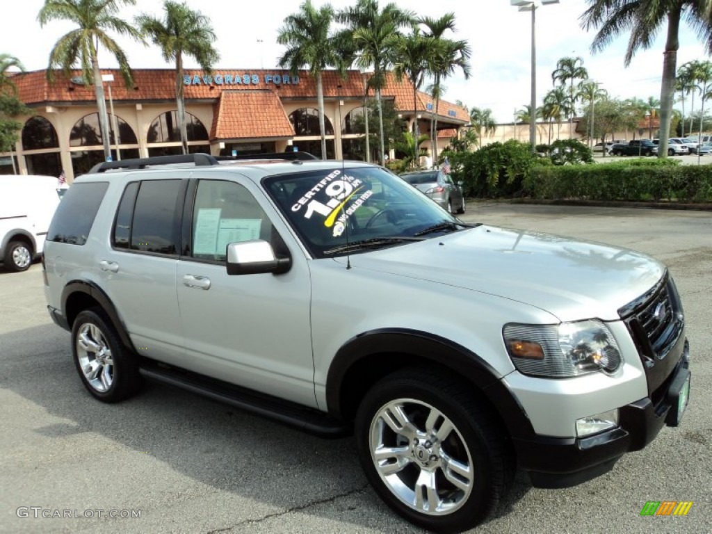 Brilliant Silver Metallic 2010 Ford Explorer XLT Sport Exterior Photo #74714809