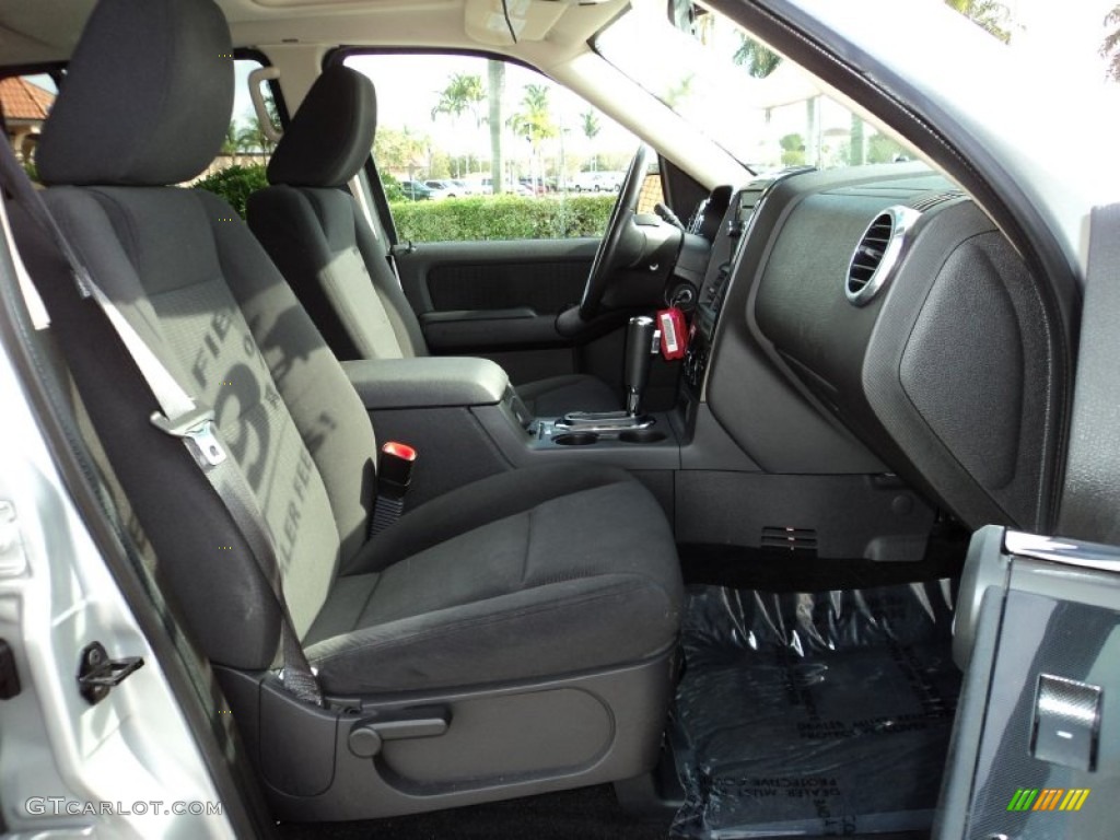 Black Interior 2010 Ford Explorer XLT Sport Photo #74715219