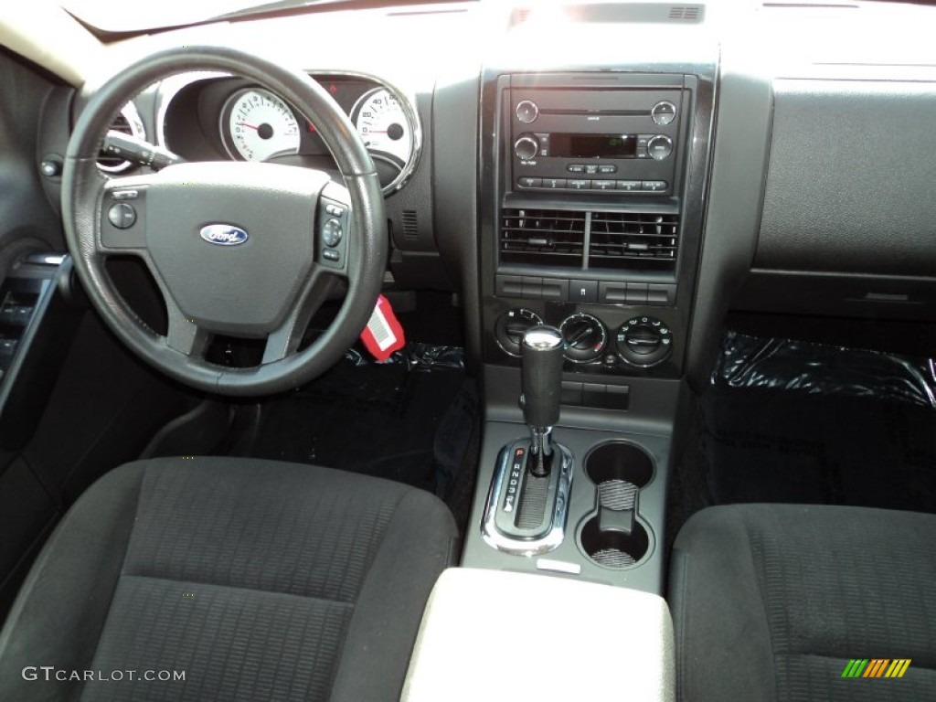 2010 Ford Explorer XLT Sport Black Dashboard Photo #74715289