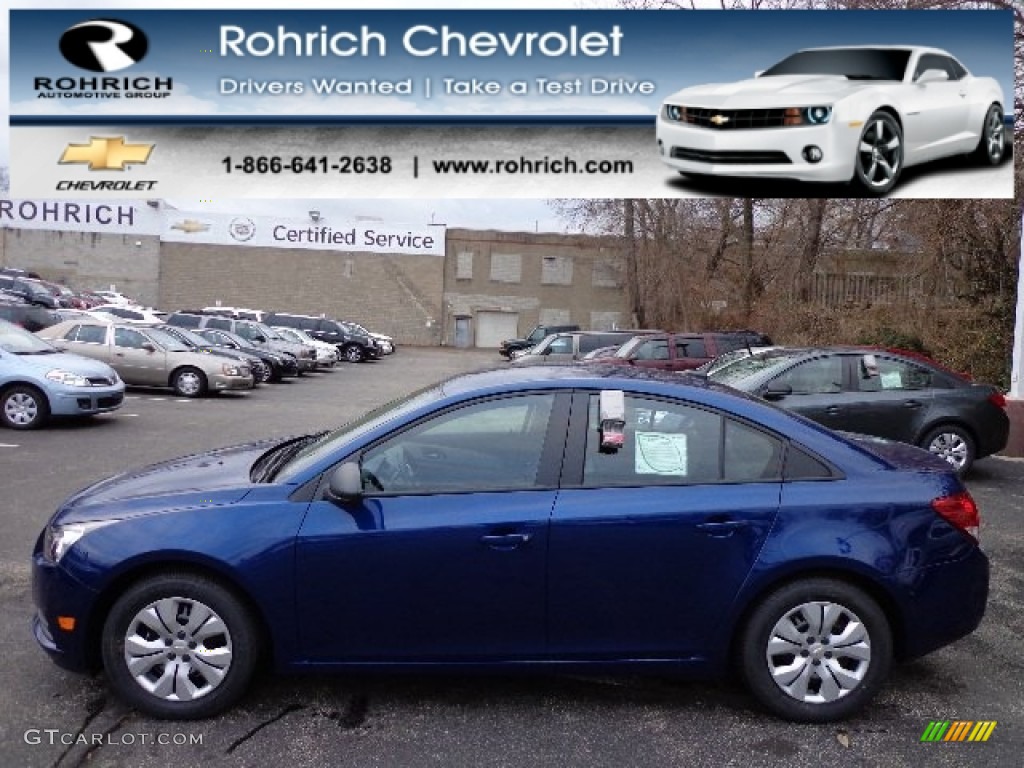 2013 Cruze LS - Blue Topaz Metallic / Jet Black/Medium Titanium photo #1