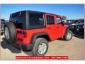 2013 Rock Lobster Red Jeep Wrangler Unlimited Sport S 4x4  photo #6